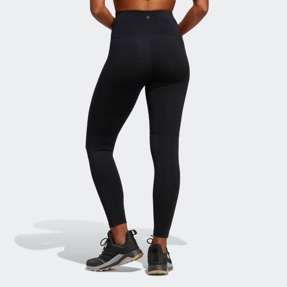 adidas Womens Terrex Multi Tights Black L/P - NWT - Picture 1 of 4